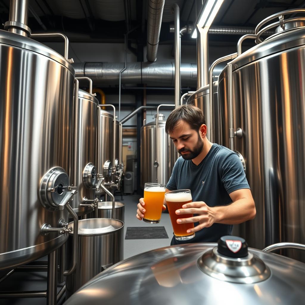 Modern craft brewery with Asian-inspired ingredients like yuzu, matcha, and sake rice