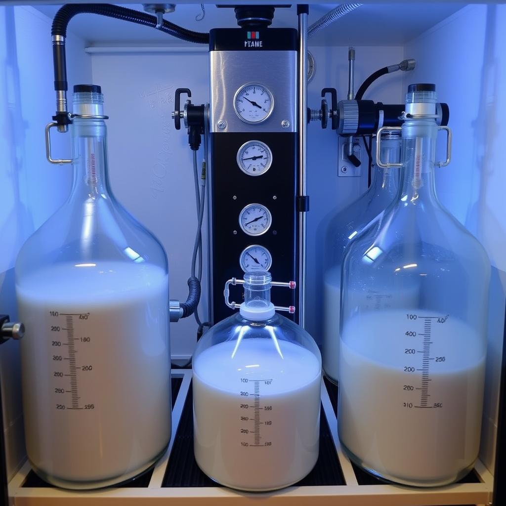 Fermentation chamber with carboys