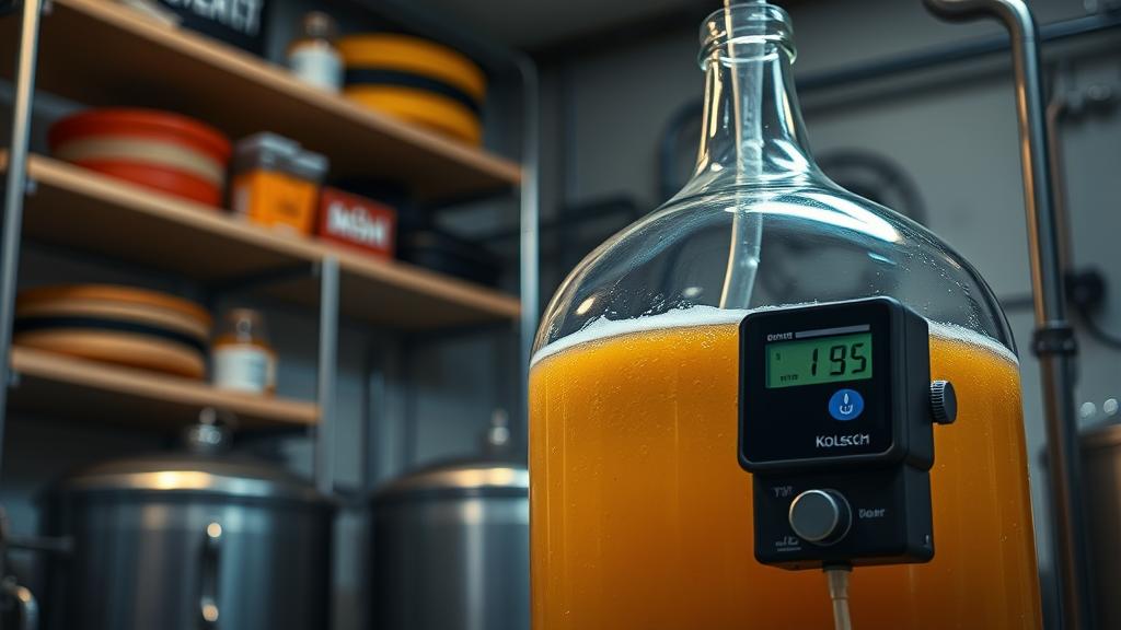 Kölsch fermentation in carboy with temperature controller