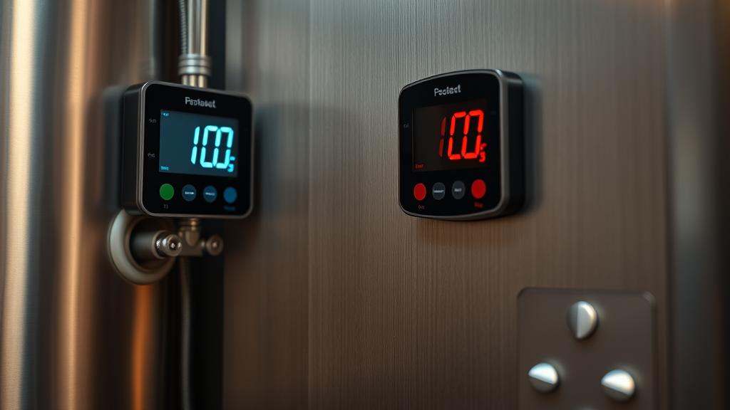Temperature controller showing precise fermentation control
