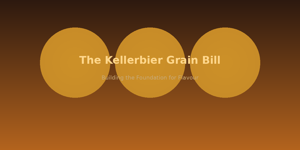 Kellerbier grain bill