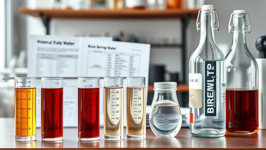 Water chemistry testing and mineral analysis for terroir brewing