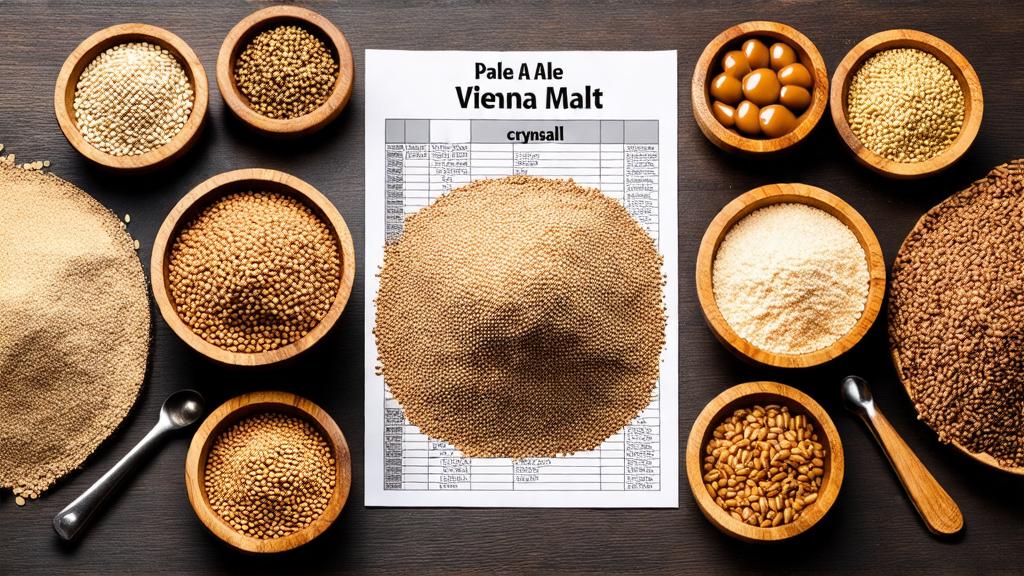 Craft beer malts selection for blending ales