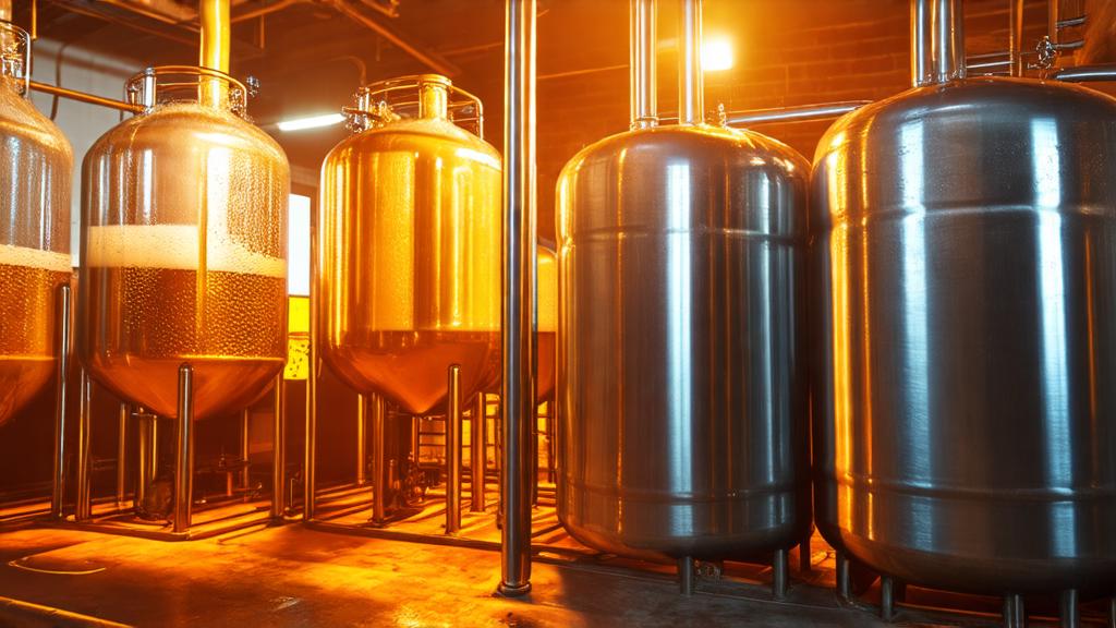 Multiple fermentation vessels for blending homebrews