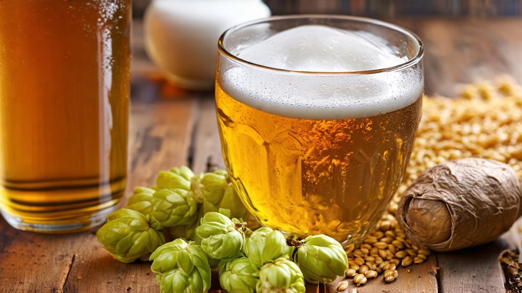 Beer taps pouring craft beer